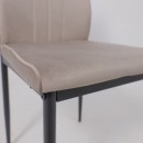 Стул OREO, серо-бежевый велюр HLR-9/черный